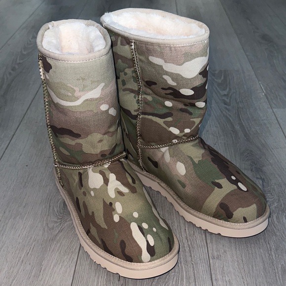 UGG Curated By Post Malone Limited Edition Camouflage Boots - Picture 1 of 7